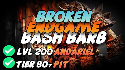 Bash Barbarian Endgame Build Guide .